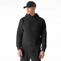 Bluza z kapturem New Era Flag. Czarne bluzy z kapturem New Era, m, bez wzorów, z bawełny, z kapturem. Za 343.50 zł.