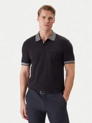BOSS Polo 50554583 Granatowy Regular Fit. Niebieskie koszulki polo Boss, m, bez wzorów, z bawełny, bez kołnierzyka, bez ramiączek. Za 499.99 zł.