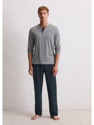 Marc O´Polo Piżama w kolorze granatowo-szarym rozmiar: XL. Niebieskie piżamy xl, bez wzorów, z bawełny, bez ramiączek. Za 168.06 zł.