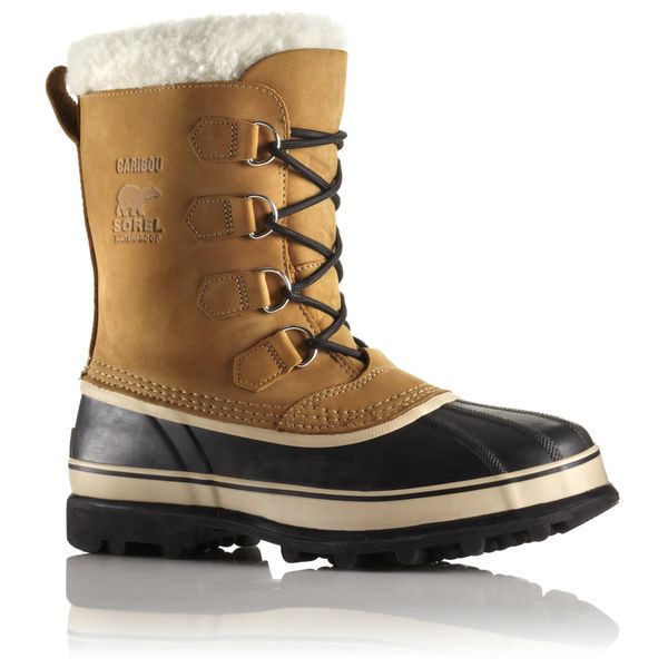 Buty Sorel Caribou™ Wp Dorosłych. Brązowe buty trekkingowe Sorel, na zimę, bez wzorów, bez zapięcia. Za 870.77 zł.