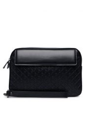 Calvin Klein Saszetka Refined Emblem Mix Pouch W/ Hand LV04D1369G Czarny. Czarne saszetki i nerki CALVIN KLEIN, bez wzorów, ze skóry. Za 369.99 zł.