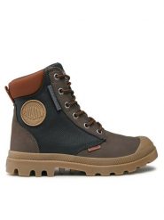 Palladium Trapery Pampa Sc Wpn U-S 77235-236-M Brązowy. Brązowe trapery Palladium, ze skóry, bez zapięcia. Za 699.99 zł.