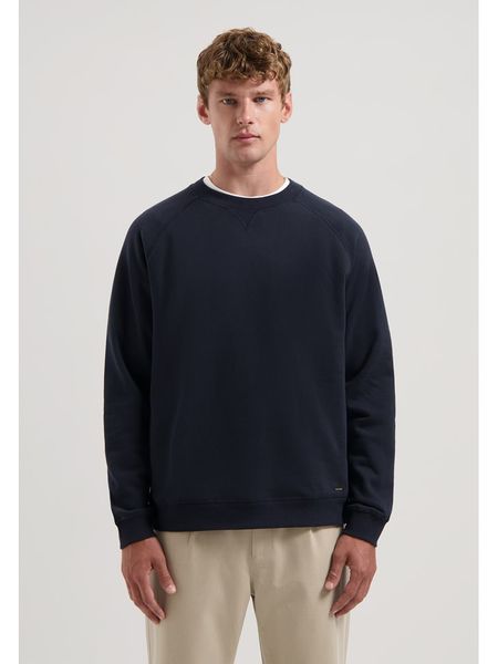DSTREZZED Bluza w kolorze granatowym rozmiar: M. Niebieskie bluzy Dstrezzed, m, bez wzorów, bez kaptura. Za 210.32 zł.