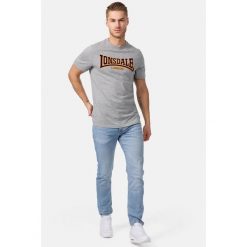 T-shirt o wąskim kroju Lonsdale Classic. Szare t-shirty sportowe Lonsdale, bez wzorów, bez ramiączek. Za 168.00 zł.