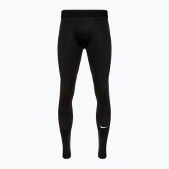 Legginsy treningowe męskie Nike Pro Warm. Czarne buty treningowe Nike, m, bez wzorów, na fitness i siłownię. Za 169.99 zł.