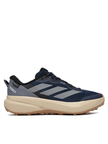 Adidas Trekkingi Tracefinder Plus Gore-Tex HQ5108 Granatowy. Niebieskie buty trekkingowe Adidas, bez wzorów, z gore-texu, bez zapięcia. Za 529.99 zł.