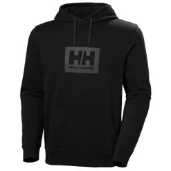Bluza z kapturem Helly Hansen Box. Czarne bluzy z kapturem Helly Hansen, na lato, m, bez wzorów, z bawełny, z kapturem. Za 384.60 zł.