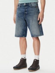 G-Star Raw Szorty jeansowe Deeggie D28474-E352 Niebieski Regular Fit. Niebieskie szorty G-Star Raw, m, bez wzorów, z bawełny, retro. Za 349.99 zł.