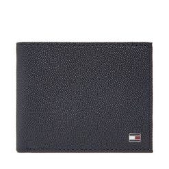 Duży Portfel Męski Tommy Hilfiger. Niebieskie portfele Tommy Hilfiger, bez wzorów. Za 259.99 zł.