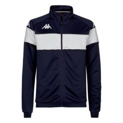 Kurtka z dresu Kappa Dacone. Niebieskie kurtki Kappa, l, bez wzorów, z dresówki, bez kaptura. Za 223.50 zł.