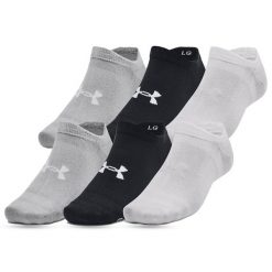 Skarpety sportowe Under Armour Essential niskie stopki (6-PAK). Czarne skarpetki sportowe Under Armour, bez wzorów. Za 83.12 zł.