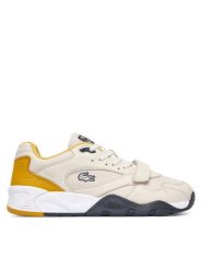 Lacoste Sneakersy Game Trainer Pro 52SMA0004 Beżowy. Brązowe buty sportowe casual LACOSTE, bez wzorów, ze skóry, bez zapięcia. Za 624.99 zł.