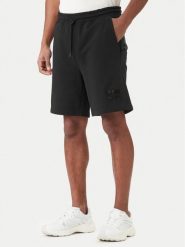 HUGO Szorty materiałowe Darix 50557471 Czarny Relaxed Fit. Czarne szorty Hugo, l, bez wzorów, z bawełny. Za 379.99 zł.