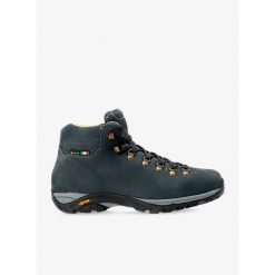 Buty turystyczne męskie Zamberlan New Trail Lite Evo GTX. Zielone buty trekkingowe Zamberlan, bez wzorów, bez zapięcia, trekkingowe. Za 629.99 zł.