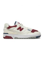 New Balance Skórzane sneakersy "BB550" w kolorze biało-czerwonym rozmiar: 42,5. Białe buty sportowe casual New Balance, bez wzorów, z materiału, bez zapięcia. Za 390.92 zł.