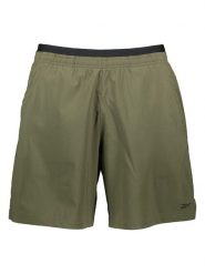 Reebok Szorty sportowe "Strength +" w kolorze khaki rozmiar: L. Brązowe krótkie spodenki sportowe Reebok, l, bez wzorów. Za 110.55 zł.