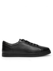 Gino Rossi Sneakersy OTSEGO-04 MI08 Czarny. Czarne buty sportowe casual Gino Rossi, bez wzorów, ze skóry, bez zapięcia. Za 299.99 zł.