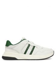 Tommy Jeans Sneakersy Retrocasual Runner EM0EM01528 Biały. Białe buty sportowe casual Tommy Jeans, bez wzorów, z jeansu, bez zapięcia. Za 259.99 zł.