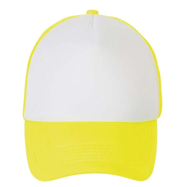 Czapka Z Daszkiem Bubble Colour Block. Białe czapki z daszkiem SOL'S, bez wzorów, z materiału. Za 36.99 zł.