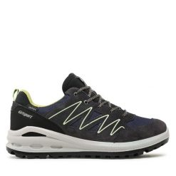 Trekkingi Grisport. Niebieskie buty trekkingowe Grisport, bez wzorów, bez zapięcia. Za 439.99 zł.