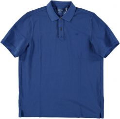 Męski T-Shirt Mustang Style Pablo PC Polo Nautical Blue 1016297 5236. Niebieskie koszulki polo Mustang, m, bez wzorów, bez kołnierzyka, bez ramiączek. Za 99.99 zł.