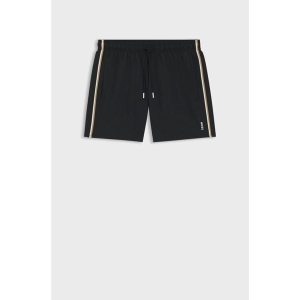 Szorty kąpielowe BOSS Beach NERO (50536351-001). Czarne kąpielówki Boss, bez wzorów. Za 409.00 zł.