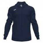 Bluza męska Joma TORNEO ZIP-UP HOODY. Niebieskie kurtki przeciwdeszczowe Joma, l, bez wzorów, bez kaptura. Za 130.00 zł.