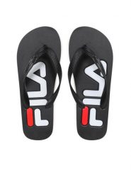 Fila Japonki Troy Slipper FFM0007.80010 Czarny. Czarne japonki Fila, bez wzorów, z tworzywa sztucznego. Za 39.99 zł.