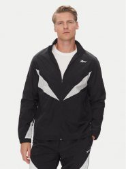 Reebok Bluza 100223959 Czarny Relaxed Fit. Czarne bluzy Reebok, m, bez wzorów, z syntetyku, bez kaptura. Za 339.99 zł.