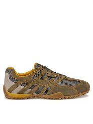 Geox Sneakersy U Snake Original U55MNA 02214 C6404 Zielony. Zielone buty sportowe casual Geox, bez wzorów, ze skóry, bez zapięcia. Za 339.99 zł.
