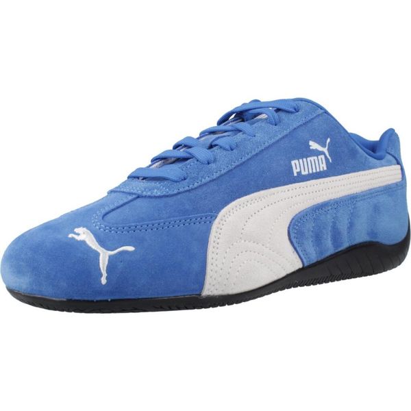 Buty PUMA YELLOW SPEEDCAT OG Niebieski. Niebieskie buty turystyczne Puma, bez wzorów, z materiału, bez zapięcia, trekkingowe. Za 292.19 zł.