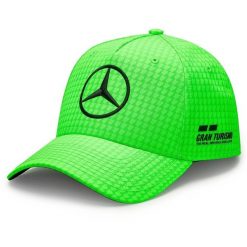 Czapka Mercedes Map F1 Lh Col Driver Bb Cap, Dla obu płci. Zielone czapki z daszkiem OEM, bez wzorów, z poliesteru. Za 118.83 zł.