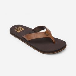 Japonki męskie Reef Twinpin. Brązowe japonki Reef, bez wzorów, z kauczuku. Za 179.99 zł.