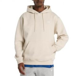 Bluza sportowa męska New Balance MT41511TWF. Białe bluzy z kapturem New Balance, l, bez wzorów, z kapturem. Za 339.00 zł.