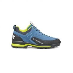 Buty trekkingowe męskie Garmont Dranotrail. Niebieskie trekkingi Garmont, bez wzorów, z materiału, bez zapięcia. Za 724.00 zł.