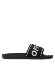 Off-White Klapki OMIC001S22MAT0031001 Czarny. Czarne klapki Off-White, z materiału. Za 649.99 zł.