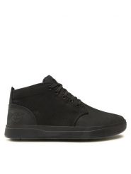 Timberland Trzewiki Davis Square F/L Chukka TB0A1T160011 Czarny. Czarne botki sznurowane Timberland, bez wzorów, z nubiku, bez obcasa, bez zapięcia. Za 559.99 zł.
