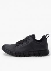 Sneakersy męskie ECCO GRUUV M SNEAKER LEA GTX. Czarne buty sportowe casual ecco, bez wzorów, bez zapięcia. Za 607.99 zł.