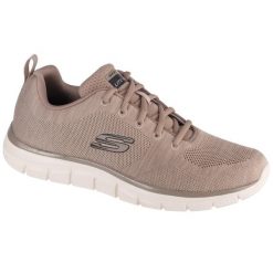 Buty do biegania Mężczyzna Skechers Track Front Runner beżowy. Szare buty do biegania Skechers, bez wzorów, bez zapięcia, do biegania. Za 259.99 zł.