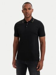 BOSS Polo H-Phillipson 195 50565587 Czarny Slim Fit. Czarne koszulki polo Boss, m, bez wzorów, z bawełny, bez kołnierzyka, bez ramiączek. Za 549.99 zł.