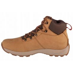 Męskie Skórzane Buty Za Kostkę Landroamer Explorer. Białe buty turystyczne Columbia, bez wzorów, z gumy, za kostkę, bez zapięcia, trekkingowe. Za 614.99 zł.