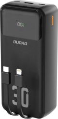 Dudao K15MAX 30000 mAh PD 22.5W czarny. Czarne powerbanki . Za 109.00 zł.