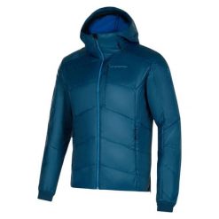 Kurtka z kapturem La Sportiva Guide Primaloft. Niebieskie kurtki La Sportiva, s, bez wzorów, z materiału, wspinaczkowe, primaloft. Za 1,109.50 zł.