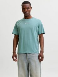 Jack & Jones Koszulka "City" w kolorze turkusowym rozmiar: XL. Niebieskie bezrękawniki Jack & Jones, xl, bez wzorów, z bawełny, bez kołnierzyka, bez ramiączek. Za 52.67 zł.