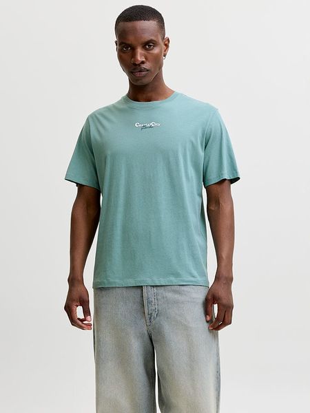 Jack & Jones Koszulka "City" w kolorze turkusowym rozmiar: M. Niebieskie bezrękawniki Jack & Jones, m, bez wzorów, z bawełny, bez kołnierzyka, bez ramiączek. Za 62.03 zł.
