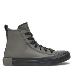 Trampki Converse. Szare trampki Converse, bez wzorów, bez zapięcia. Za 239.99 zł.