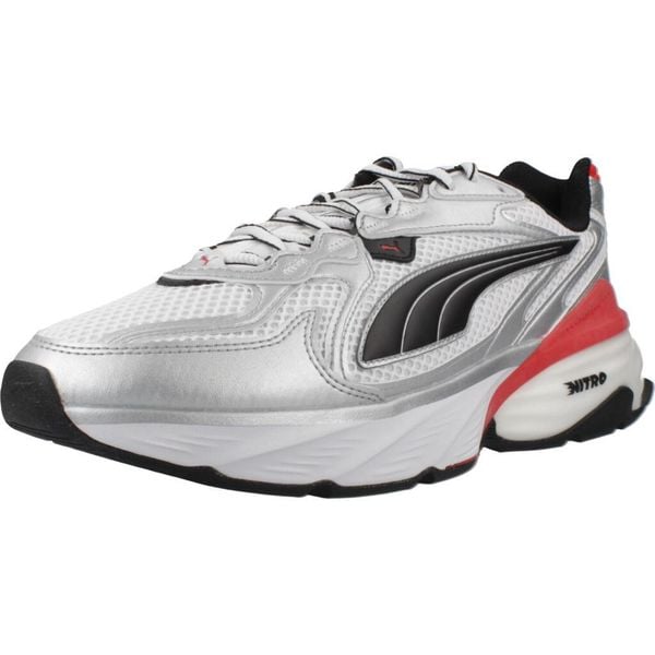 Buty PUMA YELLOW FADE NITRO LS Srebrny. Szare buty trekkingowe Puma, bez wzorów, z tkaniny, bez zapięcia, trekkingowe. Za 534.99 zł.