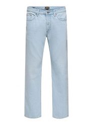 ONLY & SONS Dżinsy - Straight fit - w kolorze błękitnym rozmiar: W31/L32. Niebieskie jeansy Only & Sons, l. Za 104.95 zł.