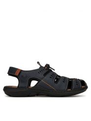 Rieker Sandały 22021-14 Czarny. Czarne sandały Rieker, z syntetyku, bez zapięcia. Za 349.99 zł.