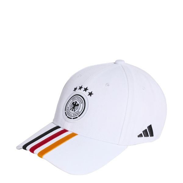 Czapka Niemcy Football. Białe czapki z daszkiem Adidas, bez wzorów, z materiału. Za 119.00 zł.